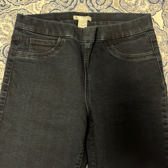 Like New super dark indigo H&M pull on jeans - Picture 2 of 5